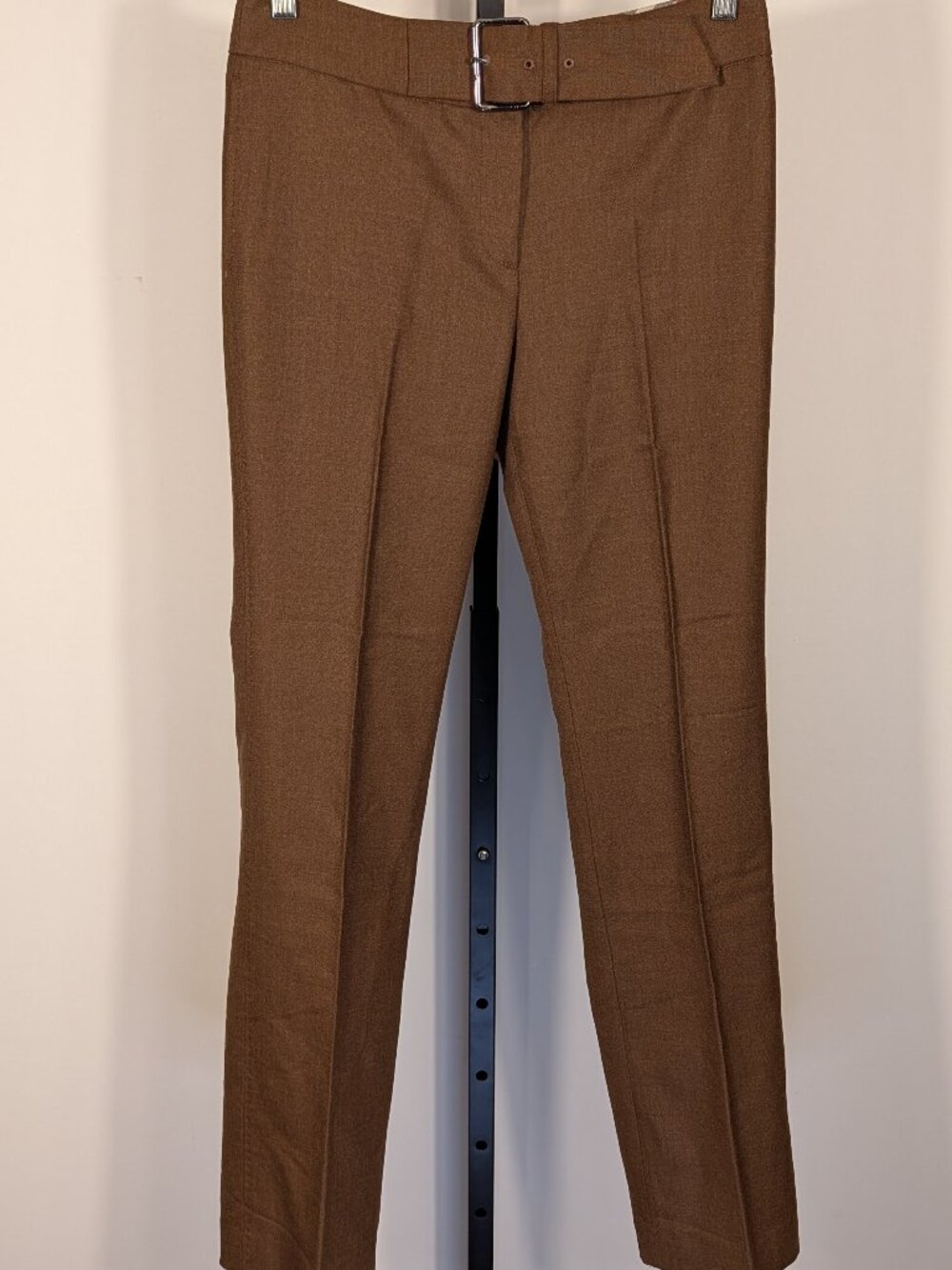 Burberry Blue Label Wool Trousers Tobacco Brown Nova Check | Sz 38/ US 8
